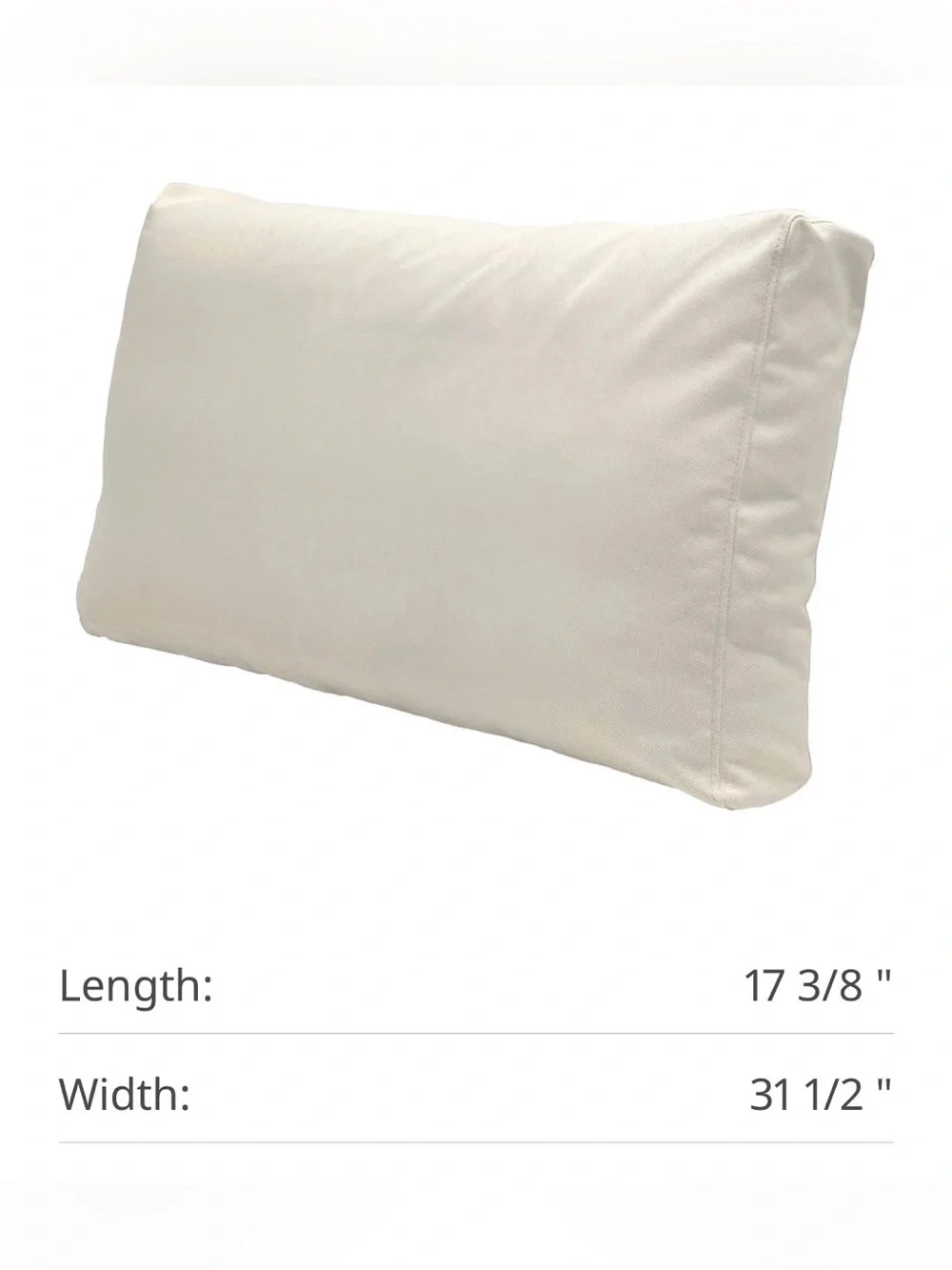 LOT 4 IKEA FRÖSÖN Cover For BACK CUSHION Outdoor Beige 505 923 92- 31 1/2x17 3/8